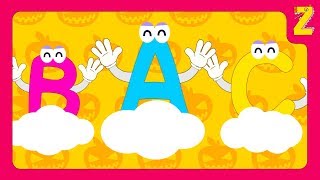 Halloween ABC Monster Song l  more alphabet songs l ZooZooSong for kids [upl. by Anrev]