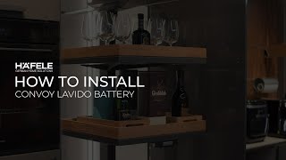 HOW TO INSTALL CONVOY LAVIDO BATTERY BY HAFELE [upl. by Rhyne]