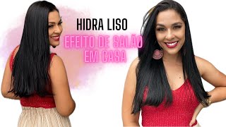 Hidra liso Progressiva efeito de salão em casa [upl. by Adnale]