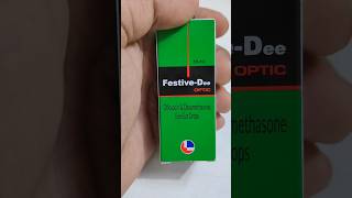 Festive Dee drop  Ofloxacin and dexamethasone Eyeear drops use [upl. by Anairuy]