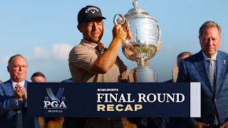 Xander Schauffele 21 wins 2024 PGA Championship I FINAL ROUND RECAP I CBS Sports [upl. by Alsworth]