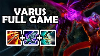 Varus onhit build  FULL GAME RECORD [upl. by Romulus]