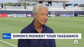 JPMorgan CEO takeaways from Midwest tour America is alive and well [upl. by Laehcimaj]