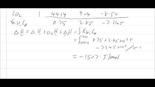 Gibbs free energy of reaction example part 2 [upl. by Donald990]