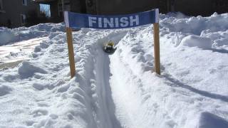 Bobsled Toy Run on Snow Track [upl. by Netta]