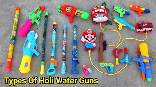 Different Type Of Holi pickari Testing 2021  Testing Holi Waterguns  Holi Pichkari 2021 [upl. by Beauvais740]