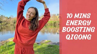 10 Minute Qigong For Energy amp Positive Mood [upl. by Silsbye546]