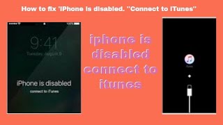 iPhone is disabled connect to iTunes how to unlock iphone 4s [upl. by Adena863]