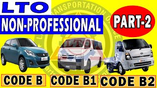 2024 Lto License Review Nail The Nonpro Exam With Codes B B1 And B2 part 2 [upl. by Alano]