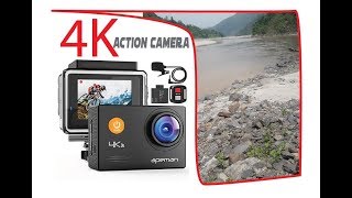 Apeman A79 4K WIFI Action Camera REVIEW and on boxing [upl. by Eniamahs768]