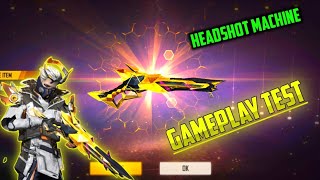 New m2887 gun skin gameplay test  golden glare m1887 gun skin gameplay test  golden glare skin [upl. by Skvorak]