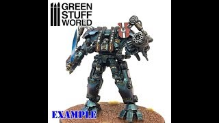 Chameleon Paints 3  Painting example of a Grey Knight Nemesis Dreadknight [upl. by Ohare]