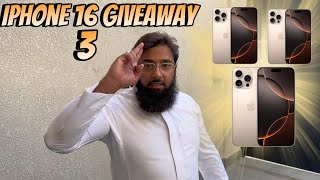 IPHONE 16 GIVEAWAY [upl. by Reggie]