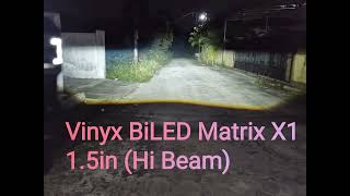 BiLED Matrix Vinyx X1 test single unit [upl. by Assadah]