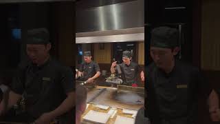 teppanyaki amazing chef skills teppanyakichef [upl. by Bannon133]