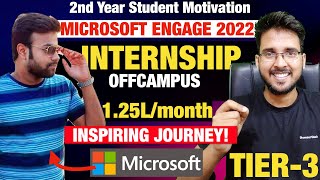 crack Microsoft Internship ❤️ from Tier3 college India with Microsoft Engage Program  DSA Roadmap [upl. by Ecirted418]