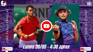 JUAN PABLO VARILLAS VS MARCO TRUNGELLITI1RA RONDA QUALY ROLAND GARROS 2024 [upl. by Ramak305]