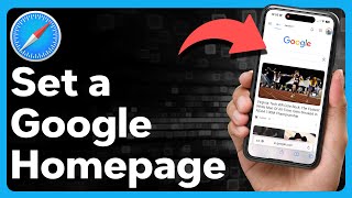 How To Make Google Homepage On Safari iPhone [upl. by Augusto]