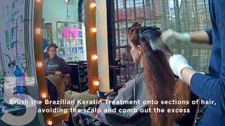 COCOCHOCO Brazilian Keratin Hair Treatment  How To Apply [upl. by Gerty]