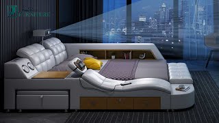 Sophia Tech Smart Ultimate Bed  All In One Bed  Jubilee Furniture [upl. by Jens132]