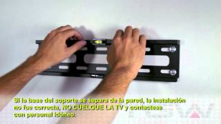 Instalación de Soporte TV basculante [upl. by Namruht445]