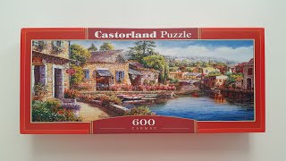 Castorland 600 Carmax Puzzle Timelapse [upl. by Mahtal]