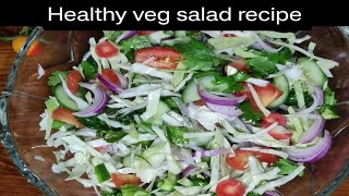 Very healthy veg salad recipe  Veg Salad recipe  Veggies vibrance salad recipe by Quraishis world [upl. by Eiramacissej822]