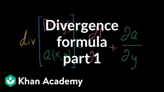 Divergence formula part 1 [upl. by Noremmac144]