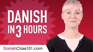 Learn Danish in 3 Hours  ALL the Danish Basics You Need [upl. by Hay150]