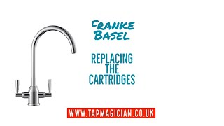 FRANKE BASEL  How to fix a dripping tap removing handles change the valve cartridge tapmagician [upl. by Alaikim]