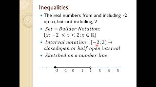 3 8 1 Inequalities and representation in three ways [upl. by Nnayecats]