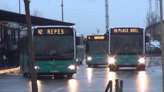 Mercedes Citaro et Heuliez GX 117 L VBus Vesoul [upl. by Adnaral]