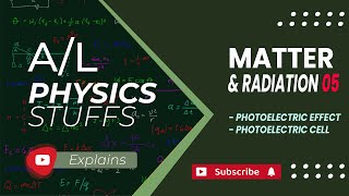 Photoelectric Effect and photoelectric cell Matter and Radiation  05 [upl. by Willin]