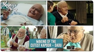 Kapoor amp Sons  Making Of The Cutest Kapoor  Dadu  Rishi Kapoor [upl. by Suinotna980]