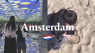 girls trip to Amsterdam🇳🇱  karaoke hotpot arcade [upl. by Dajma]