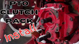 IH PTO clutch pack removal and replace [upl. by Eneg]