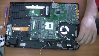 Qosmio X70 motherboard replacement and SSD installation [upl. by Annairdna]