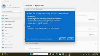 Come Ripristinare il PC con Windows 11 [upl. by Schouten]