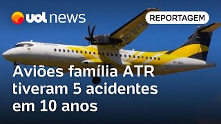 Aviões família ATR como o que caiu em SP tiveram 5 acidentes em 10 anos  Alexandre Saconi [upl. by Mikes]