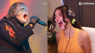 syncing rock and metal songs with Alexandra Botezs screams [upl. by Maker]