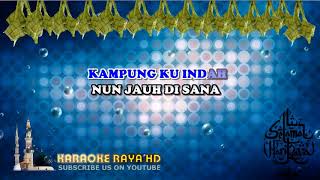 Karaoke Dendang Perantau  P Ramlee  Tanpa Vokal  Minus One  Lirik Video HD [upl. by Acinor]