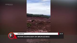 Rompimento de barragem em Brumadinho MG [upl. by Tiras]