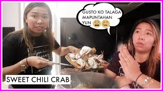 SWEET CHILI CRAB RECIPE  LUTUIN ANG MGA HULI KO [upl. by Casilda469]