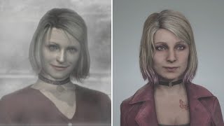 Meeting Maria for the first time Silent Hill 2 Enhanced Edition  remake comparison [upl. by Hands]