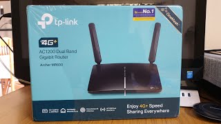 TPLink Archer MR600 4G Cat6 Router Unboxing Part  1 [upl. by Enomaj64]