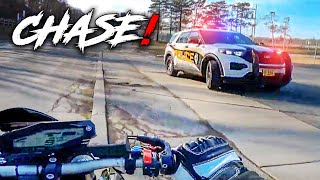 BIKERS CHASED BY COPS  POLICE vs MOTORCYCLE 2024 [upl. by Reivax]