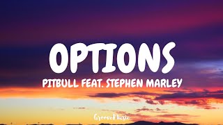 Pitbull  Options Lyrics Feat Stephen Marley [upl. by Sabino]