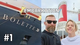 Fred Olsen Bolette  Join us on embarkation day [upl. by Clay]