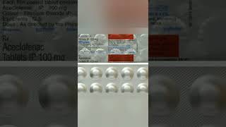 Hifenac Tablets uses in Hindi  Aceclofenac 100mg Tablets shots [upl. by Eiralih]