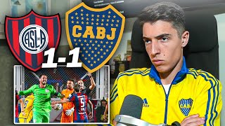 SAN LORENZO 1  BOCA 1  REACCION PICANTE  Copa de la Liga  Fecha 12  Toto Bordieri [upl. by Lydnek632]